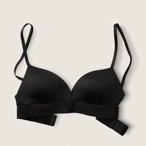 PINK wireless push up bra